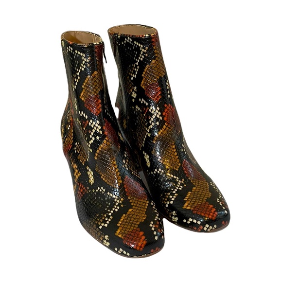 Steve Madden “Darma P” Multicolor Snake Booties - Picture 4 of 10